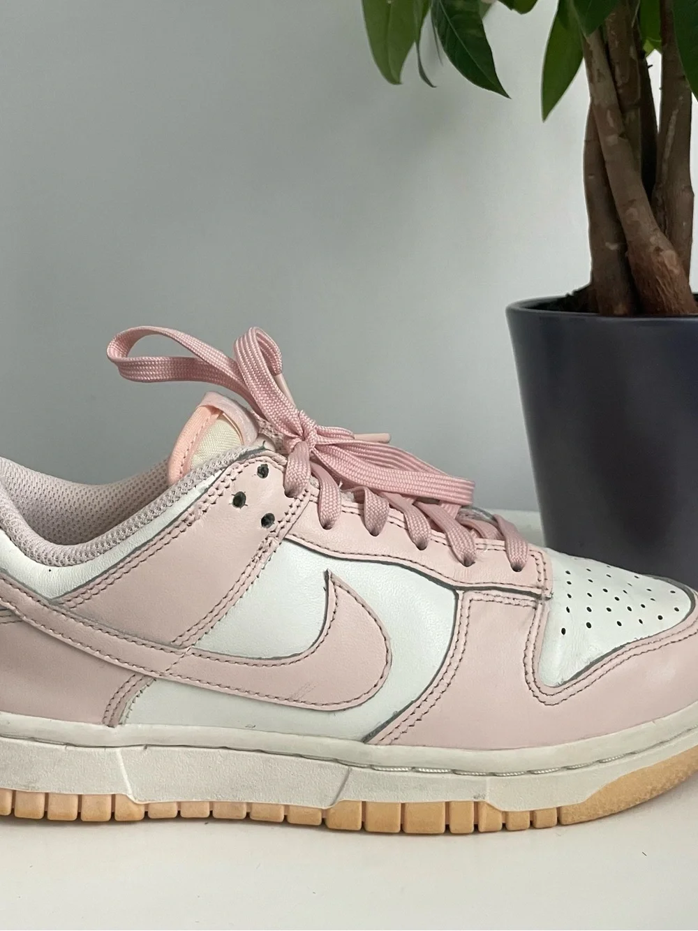 Women Size 6.5 Nike Dunk Low Orange Pearl Light Pink Shoes